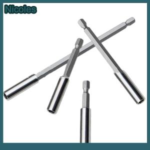 [Nicoles] Hexagonal Handle Extended Connecting Rod Magnetic Screw Bits Extension Rod Long Handle Screwdriver Tip Holder Non-slip Hand Tool
