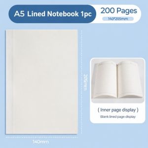 CHLOCH 200 trang. Ruột sổ tay A5 Trống / Có dòng kẻ Giấy vẽ phác thảo Thực tế Thiết kế bản phác thảo Thay thế trang bên trong Viết