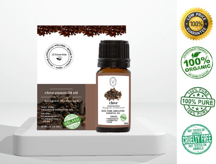 Clove Essential Oil (100 Pure Undiluted Organic Cosmetics