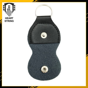 Heart String Leather Guitar Picks Holder Case Bag Lightweight Picks Storage Bag Guitar Plectrums Bag