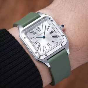 Phù Hợp Với Dây Đeo Đồng Hồ Cao Su Omega Speedmaster Cartier Santos Dumont CTS FKM Với Dây Đeo Đồng Hồ Có Móc Cài Triển Khai Tháo Nhanh 2026