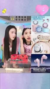 Transparent Wireless Bluetooth Earphones In-Ear Digital Display Ultra-Long Battery Life Noise Reduction Sports RGB Light