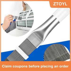 【ZTOYL】 Điều hòa không khí sửa chữa công cụ cuộn dây Lược A C HVAC tản nhiệt phổ gấp bàn chải