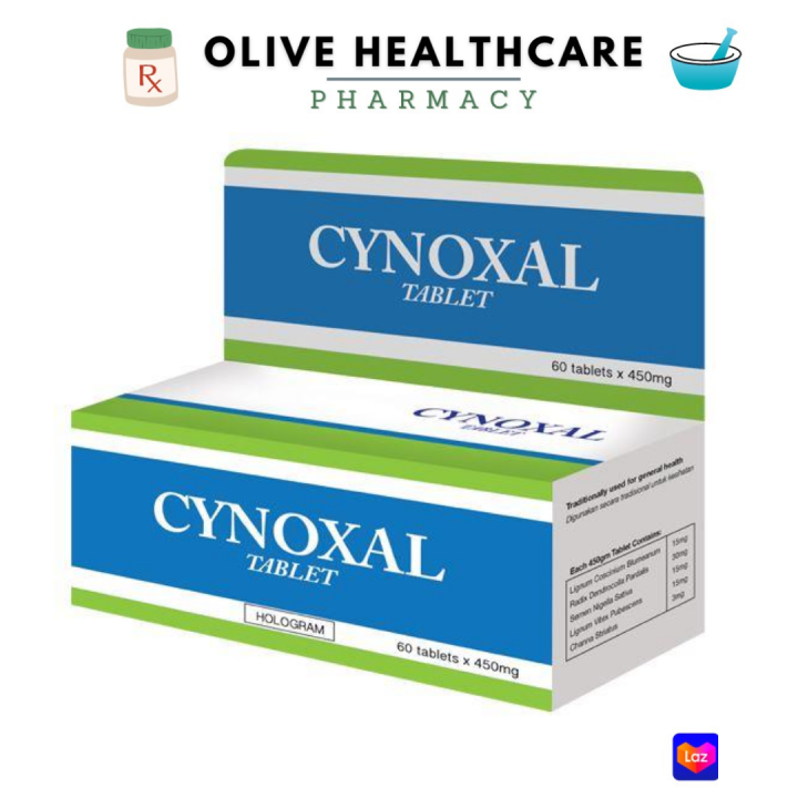 CYNOXAL Tablet 450mg X 60 tablet good for Sinusitis/ Resdung Lazada