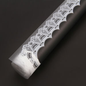 20 Lembar Wrapping Pastel Lace - Cellophane Kertas Buket Bunga W042