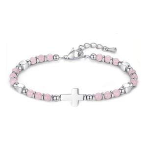 Hand-making Round Beaded Bracelet Religious Bracelet Natural Stone Bangles Stone Bracelet Present for Woman and Man