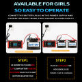 เครื่องชาร์จแบตเตอรี่รถยนต์ 12V เครื่องชาร์จแบตเตอรี่ เครื่องชาร์จ เครื่องชาร์จแบตเตอรี่อัจฉริยะ ชาร์จแบตเตอรี่ เครื่องซ่อมแบตเตอรี่ การชาร์จอย่างรวดเร็ว เครื่องชาร์จอัจฉริยะและซ่อมแบตเตอรี่รถยนต์ สตาร์ทเตอร์ อุปกรณ์ชาร์จแบตเตอรี่Start Car Battery Charger. 