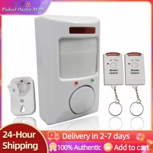Wireless IR Infrared Security System with 106dB Alarm for Home Door and Motion Monitoring