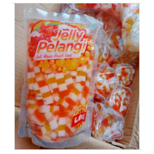 Rainbow Jelly Pelangi Rasa Buah Leci 1 Kg Halal Jely Nata De Coco Campuran Es Buah Jeli Murah