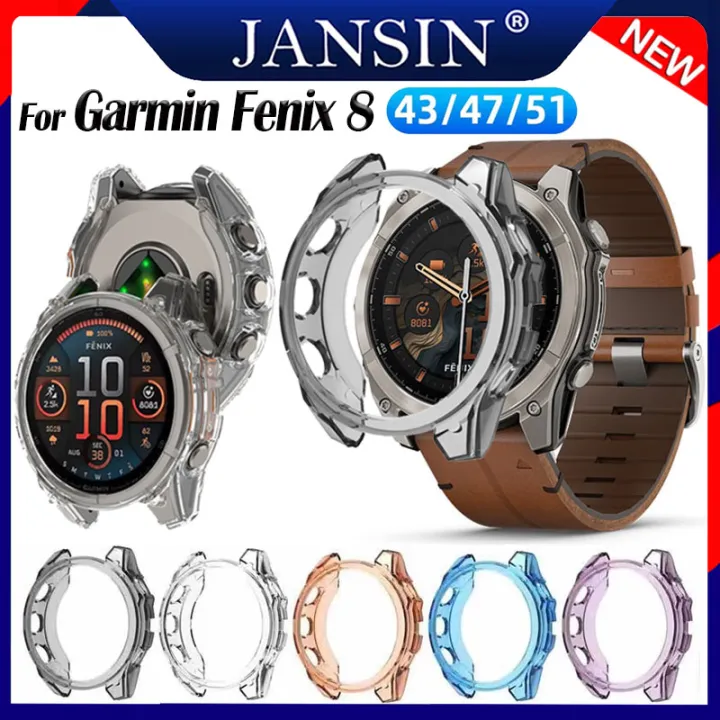 Case for Garmin Fenix 43mm 47mm 51mm Soft TPU Cover Protector  Anti-scratch Bumper Garmin Fenix8 Protective Case Accessories Lazada PH