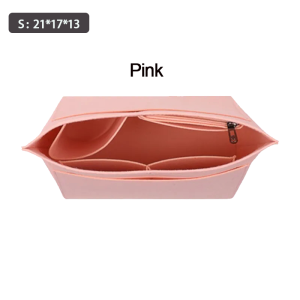 🚚 SG Seller🚚 Felt Insert Bag Fits For Longchamp Handbag Liner Bag Organize women Cosmetic Bag Felt Cloth Makeup Bag Support Handbag lining Travel Portable Insert Purse Bags
