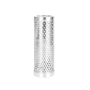 304Stainless Steel Smoked Tube Barbecue Smoked Enhancer Portable Grilling Tube Metal Texture for Smoked Experience