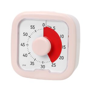 XUANYUAN Silent Visual Timer with Stand 60-Minute Kitchen Cooking Timer Convenient Visualization Countdown Timer Kids and Adults