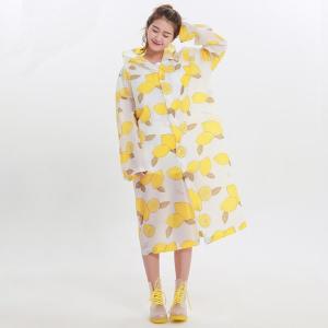 NEW!! Jas Hujan EVA RAINCOAT  HOME  TRAVEL FASHION YELLOW LEMON STYLE MJ 862 Best Quality EVA