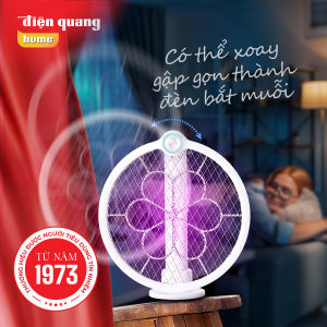 Vợt muỗi tự động kiêm Đèn bắt muỗi 2 trong 1 tự động sạc điện vợt bắt muỗi thông minh. Pin 1200 mAh Bảo Hành 12 tháng