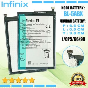 Baterai Infinix Hot 50i / Hot 50 4G / Hot 50 5G / BL-5ABX / BL5ABX Battery Original