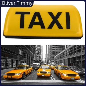 [Oliver Timmy] Taxi Sign Cab Roof Top Topper Car 12V LED Light Waterproof