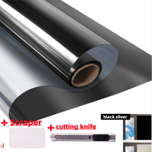 Window Film Privacy Window Film One-Way Mirror UV Protection Window Tint High Quality Glass Tinted Mirror Insulation Stickers Solar Reflective