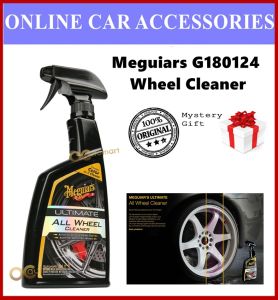Meguiars G180124 Ultimate All Wheel Cleaner 709ml Tyre Rim Cleaner Meguiars (Free Gift)