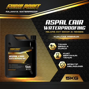 Aspal Cair 5kg - Anti Bocor - Anti Rembes - Cat Pelapis - Waterproofing - Fushi Paint