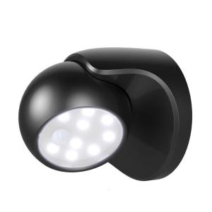 โคมไฟกลางคืนแบบชาร์จไฟได้ตรวจจับการเคลื่อนไหวมีไฟ LED แบบหมุนได้พื้นผิวเอบีเอสเหมาะสำหรับโถงทางเดินและบันได