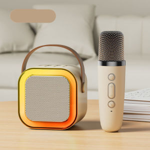 ⭐100% Original⭐ Epic Finds Bluetooth Mini Speaker / mini Karaoke / speaker bluetooth Bass / Mini Portable Microphone Dual RGB Wireless Speaker