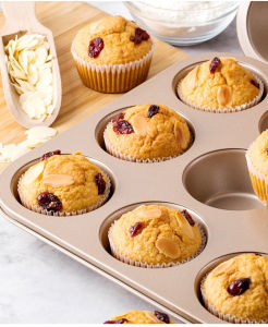 Cupcake Pan Baking Tray Muffing Pan Egg Tart Mould Muffin Tray Non Stick Carbon Steel Cake Molder Tray 6/12 Holes