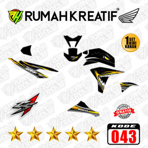 RK Juara Stiker CS 1 - Semi Fullbody - Stiker Honda CS 1 Variasi - RK-e