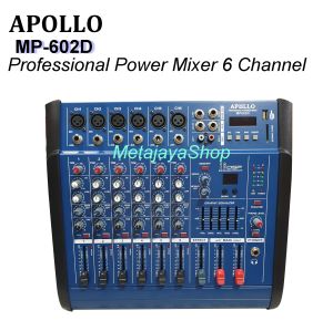 Power Mixer Apollo MP-802D & MP-602D Power Mixer 8CH & 6CH