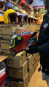 Mũ Fullface ROYAL M138 tem REPSOL NEW