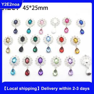 【Local shipping】 Shining Brooch 45x25mm Accessories Fashion Gorgeous Wedding Invitation Holiday Creative Decoration
