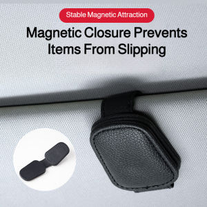 Car personalized magnetic eyeglasses storage device