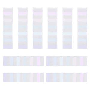 Màu chỉ số dính Tab 3 kích cỡ tùy chọn dính trang sách đánh dấu 5 màu/gói để phân loại tập tin tham khảo luận án