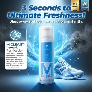 MOMENG Plant-Based Shoe Deodorant 260ml Eliminates Odour & Bacteria Prevents Mould Quick-Dry Formula Safe for All Shoes Fresh Natural Scent Ideal for Humid