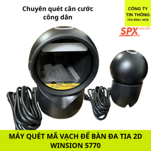 Máy quét mã vạch để  bàn đa tia 2D Winson WAI-5770 - Quét Căn cước công dân cccd