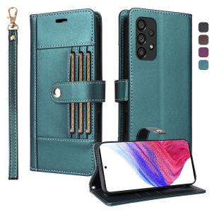 Vỏ điện thoại mới cho Samsung Galaxy A53 a52s A52 A73 A72 A33 A32 A23 A13 A12 5g vỏ Samsung A52 A32 A51 A71 4G Vỏ Nắp gập Có Khe Cắm Thẻ Ví da từ tính