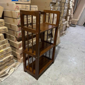 Kệ sách gỗ cao su 3 tầng ngang 40cm chắc chắc đa năng tiện dụng - Ori House