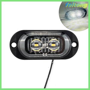 【feitong】🚕🚕【HOT SALE】 12V 24V Truck LED Side Marker Light Car Trailer DOT E8 Mark Reflector Van Clearance Lamp For Lorry RV Bus Boat