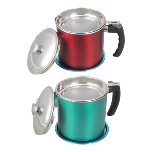 Stainless Steel Oil Storage Container With Removable for Effective Impurity Removal and Leakproof Designs