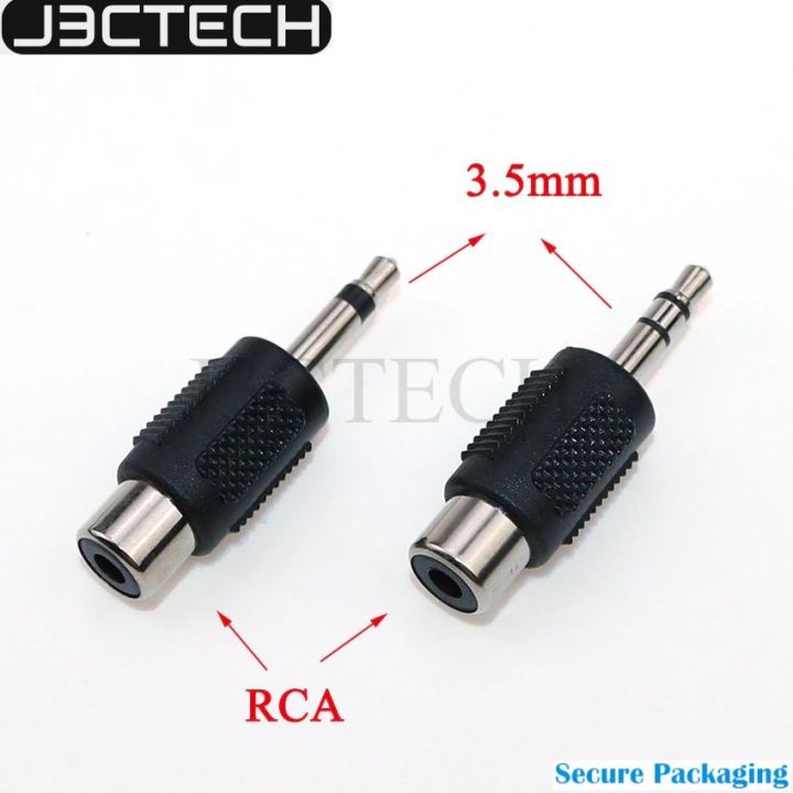 RCA Audio Connector Adapter female to stereo 3.5mm dual channel 3.5mm