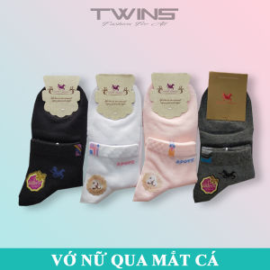 Vớ/tất nữ cổ cao trơn cao cấp Gentry Carriage chất cotton siêu co giãn thấm hút mồ hôi chống hôi chân thoáng khí