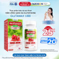 TPBVSK Viên Uống Trắng Da Glutathione Faroson Glutamax 1000 Hỗ Trợ Sáng Da Mờ Thâm Nám Chống Nắng Hộp 30 Viên. 