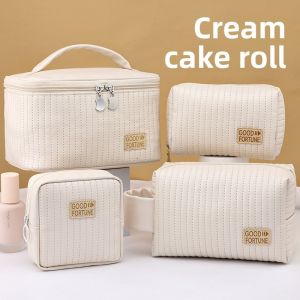 Large Capacity Makeup & Toiletry Travel Bag (Portable & Organized)