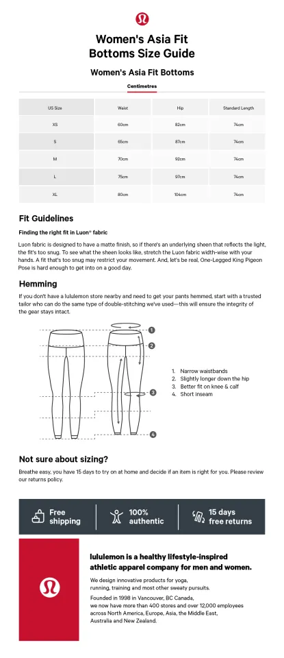 lululemon Women's Align™ Wide Leg High-Rise Pant 28 - Asia Fit