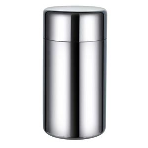 FELIZ 400ml/550ml Tea Tin Large Capacity Stainless Steel Sealed Tea Can Hiqh Quality Moisture-proof Storage Box for HomeTravel