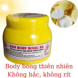 kem body bong tái tạo toàn thân Hộp 200gr cải thiện làn da đen sạm khô sần mịn màng thơm tho sau khi dùng