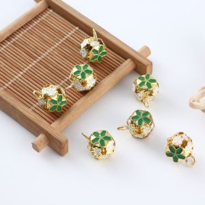 Combo 10 lục lạc gắn vòng cổ cho thú cưng 14mm chuông đeo cho chó mèo nhiều màu sắc âm thanh vui nhộn - Medipet