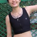 JANEST Chest Flat Slim Breast Front Zipper Trans Binder Tomboy Crop Top Cosplay Sportswear S-6XL. 
