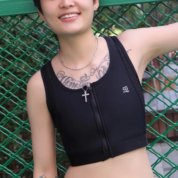 JANEST%20Chest%20Flat%20Slim%20Breast%20Front%20Zipper%20Trans%20Binder%20Tomboy%20Crop%20Top%20Cosplay%20Sportswear%20S-6XL%20-%20Image%207