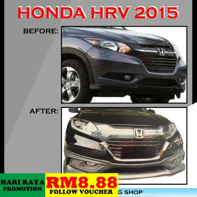 HONDA HRV 2015 MG FULL SET (FRONT SKIRTSIDE SKIRTREAR SKIRT) PU GETAH BODYKIT- UNPAINT/WITH PAINT